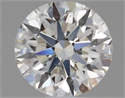 Natural Diamond 0.40 Carats, Round with Excellent Cut, I Color, I1 Clarity and Certified by GIA