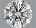 Natural Diamond 0.50 Carats, Round with Excellent Cut, H Color, VS2 Clarity and Certified by IGI