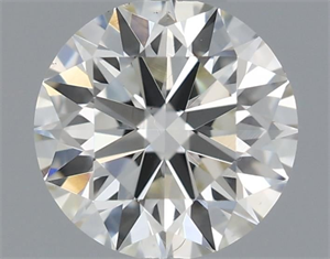 Picture of Natural Diamond 0.50 Carats, Round with Excellent Cut, H Color, VS2 Clarity and Certified by IGI