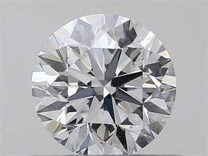 Picture of Natural Diamond 0.40 Carats, Round with Very Good Cut, I Color, VVS2 Clarity and Certified by GIA