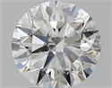 Natural Diamond 2.00 Carats, Round with Excellent Cut, H Color, SI2 Clarity and Certified by GIA