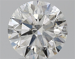 Picture of Natural Diamond 2.00 Carats, Round with Excellent Cut, H Color, SI2 Clarity and Certified by GIA