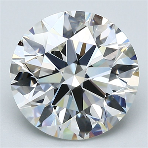 Picture of Natural Diamond 3.51 Carats, Round with Excellent Cut, H Color, SI1 Clarity and Certified by GIA