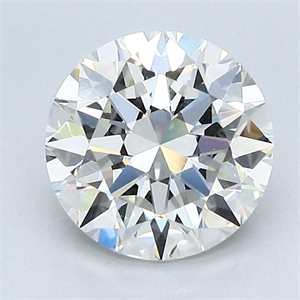 Picture of Natural Diamond 2.01 Carats, Round with Excellent Cut, I Color, VVS2 Clarity and Certified by GIA