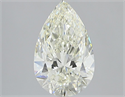 Natural Diamond 2.50 Carats, Pear with  Cut, I Color, VS1 Clarity and Certified by IGI