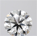 Natural Diamond 0.40 Carats, Round with Very Good Cut, H Color, VVS2 Clarity and Certified by GIA