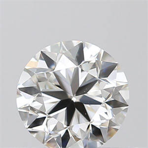 Picture of Natural Diamond 0.40 Carats, Round with Very Good Cut, H Color, VVS2 Clarity and Certified by GIA