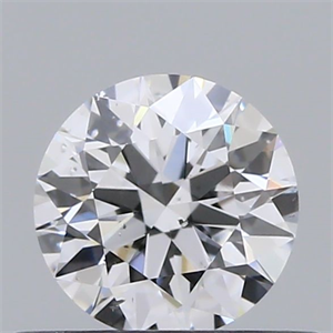 Picture of Natural Diamond 0.41 Carats, Round with Excellent Cut, D Color, SI1 Clarity and Certified by GIA