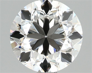 Picture of Natural Diamond 2.00 Carats, Round with Good Cut, H Color, VS2 Clarity and Certified by GIA