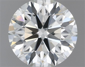 Picture of Natural Diamond 0.51 Carats, Round with Excellent Cut, H Color, SI1 Clarity and Certified by IGI