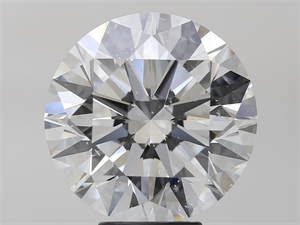 Picture of Natural Diamond 7.05 Carats, Round with Excellent Cut, I Color, SI1 Clarity and Certified by GIA