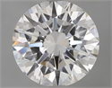 Natural Diamond 2.35 Carats, Round with Excellent Cut, D Color, SI1 Clarity and Certified by GIA