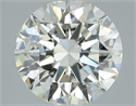 Natural Diamond 2.10 Carats, Round with Excellent Cut, I Color, VS1 Clarity and Certified by GIA