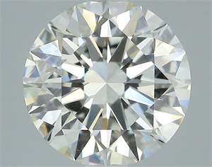 Picture of Natural Diamond 2.10 Carats, Round with Excellent Cut, I Color, VS1 Clarity and Certified by GIA