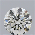 Natural Diamond 0.50 Carats, Round with Excellent Cut, K Color, VS1 Clarity and Certified by GIA