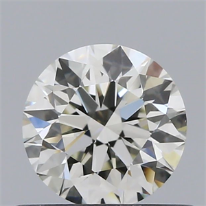 Picture of Natural Diamond 0.50 Carats, Round with Excellent Cut, K Color, VS1 Clarity and Certified by GIA