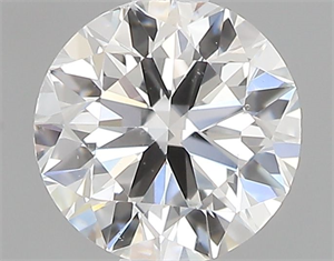 Picture of Natural Diamond 0.40 Carats, Round with Very Good Cut, E Color, SI1 Clarity and Certified by GIA