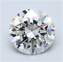 Natural Diamond 2.00 Carats, Round with Excellent Cut, I Color, VS1 Clarity and Certified by GIA