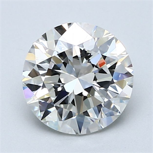 Picture of Natural Diamond 2.00 Carats, Round with Excellent Cut, I Color, VS1 Clarity and Certified by GIA