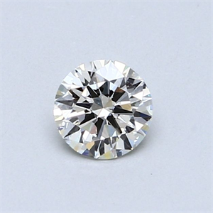 Picture of Natural Diamond 0.45 Carats, Round with Very Good Cut, J Color, VS2 Clarity and Certified by GIA