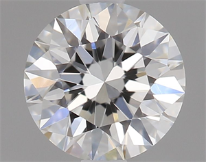 Picture of Natural Diamond 0.41 Carats, Round with Excellent Cut, F Color, VS1 Clarity and Certified by GIA