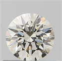 Natural Diamond 0.51 Carats, Round with Excellent Cut, I Color, VS2 Clarity and Certified by IGI