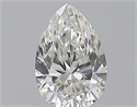 Natural Diamond 0.70 Carats, Pear with  Cut, H Color, VS1 Clarity and Certified by GIA