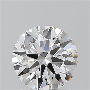 Picture of Natural Diamond 1.01 Carats, Round with Excellent Cut, D Color, IF Clarity and Certified by GIA