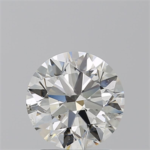 Picture of Natural Diamond 2.01 Carats, Round with Excellent Cut, J Color, SI2 Clarity and Certified by GIA