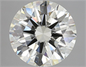 Natural Diamond 4.01 Carats, Round with Excellent Cut, K Color, VVS1 Clarity and Certified by GIA