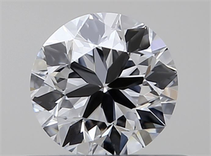 Picture of Natural Diamond 0.40 Carats, Round with Very Good Cut, D Color, VVS1 Clarity and Certified by GIA