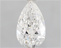 Natural Diamond 1.04 Carats, Pear with  Cut, E Color, SI1 Clarity and Certified by GIA