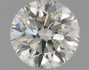 Picture of Natural Diamond 0.50 Carats, Round with Excellent Cut, I Color, SI2 Clarity and Certified by IGI