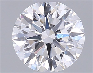 Picture of Natural Diamond 0.40 Carats, Round with Excellent Cut, E Color, VS2 Clarity and Certified by GIA