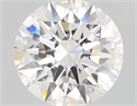 Natural Diamond 3.07 Carats, Round with Excellent Cut, D Color, VS2 Clarity and Certified by GIA