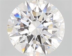 Picture of Natural Diamond 3.07 Carats, Round with Excellent Cut, D Color, VS2 Clarity and Certified by GIA