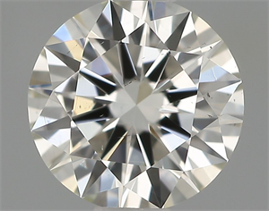 Picture of Natural Diamond 0.54 Carats, Round with Excellent Cut, I Color, VS2 Clarity and Certified by IGI