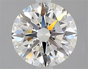 Picture of Natural Diamond 2.04 Carats, Round with Excellent Cut, I Color, VS1 Clarity and Certified by GIA