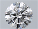 Natural Diamond 2.00 Carats, Round with Excellent Cut, F Color, SI2 Clarity and Certified by GIA