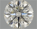 Natural Diamond 0.40 Carats, Round with Excellent Cut, I Color, VS2 Clarity and Certified by IGI