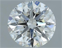 Natural Diamond 2.01 Carats, Round with Excellent Cut, I Color, SI1 Clarity and Certified by GIA