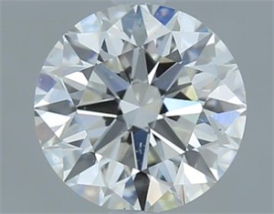 Picture of Natural Diamond 2.01 Carats, Round with Excellent Cut, I Color, SI1 Clarity and Certified by GIA