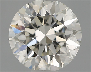 Picture of Natural Diamond 0.50 Carats, Round with Excellent Cut, H Color, SI1 Clarity and Certified by IGI