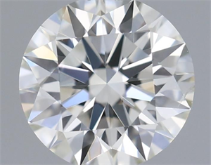 Picture of Natural Diamond 0.42 Carats, Round with Excellent Cut, H Color, SI1 Clarity and Certified by IGI