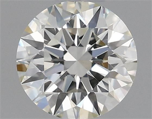 Picture of Natural Diamond 0.43 Carats, Round with Excellent Cut, H Color, IF Clarity and Certified by IGI