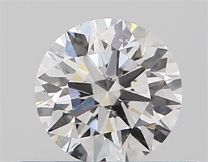 Picture of Natural Diamond 0.40 Carats, Round with Excellent Cut, D Color, SI1 Clarity and Certified by GIA