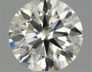 Picture of Natural Diamond 0.60 Carats, Round with Very Good Cut, J Color, SI2 Clarity and Certified by IGI