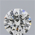 Natural Diamond 0.40 Carats, Round with Excellent Cut, K Color, VS1 Clarity and Certified by GIA