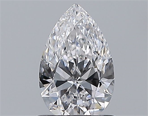 Picture of Natural Diamond 0.73 Carats, Pear with  Cut, D Color, VVS2 Clarity and Certified by GIA