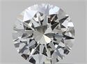 Natural Diamond 0.50 Carats, Round with Excellent Cut, I Color, VVS1 Clarity and Certified by IGI